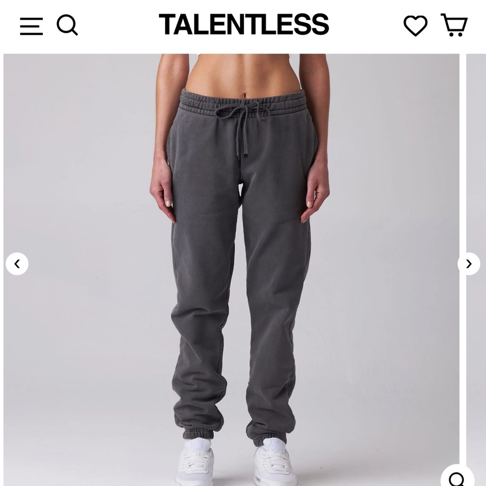 TALENTLESS Charcoal Gray Jogger Sweatpants